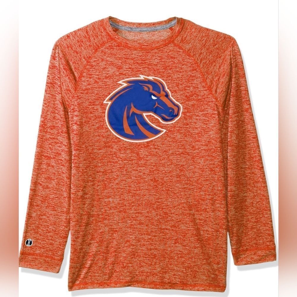 🔹️Holloway Orange Boise State Athletic Long Sleeve Shirt Youth XLarge